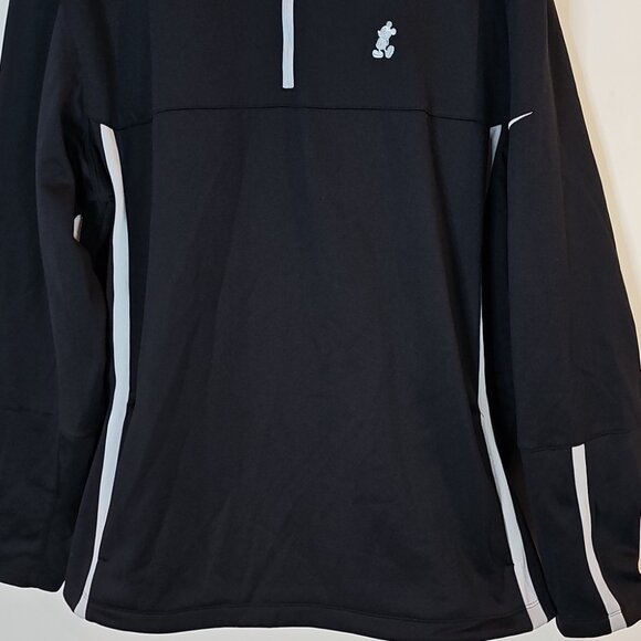 Nike Golf Tour Performance Therma-fit Black and White XXL Half Zip Jacket - Picture 3 of 8